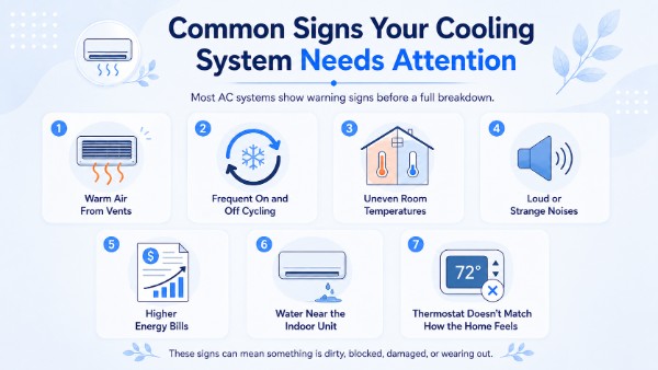 common signs your cooling system needs attention in nutley nj